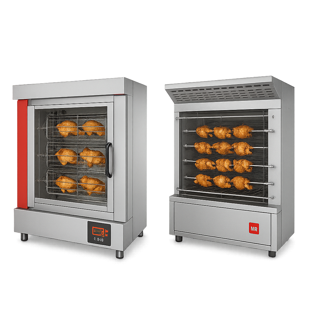 Chicken Rotisseries — Gas, Electric & Charcoal