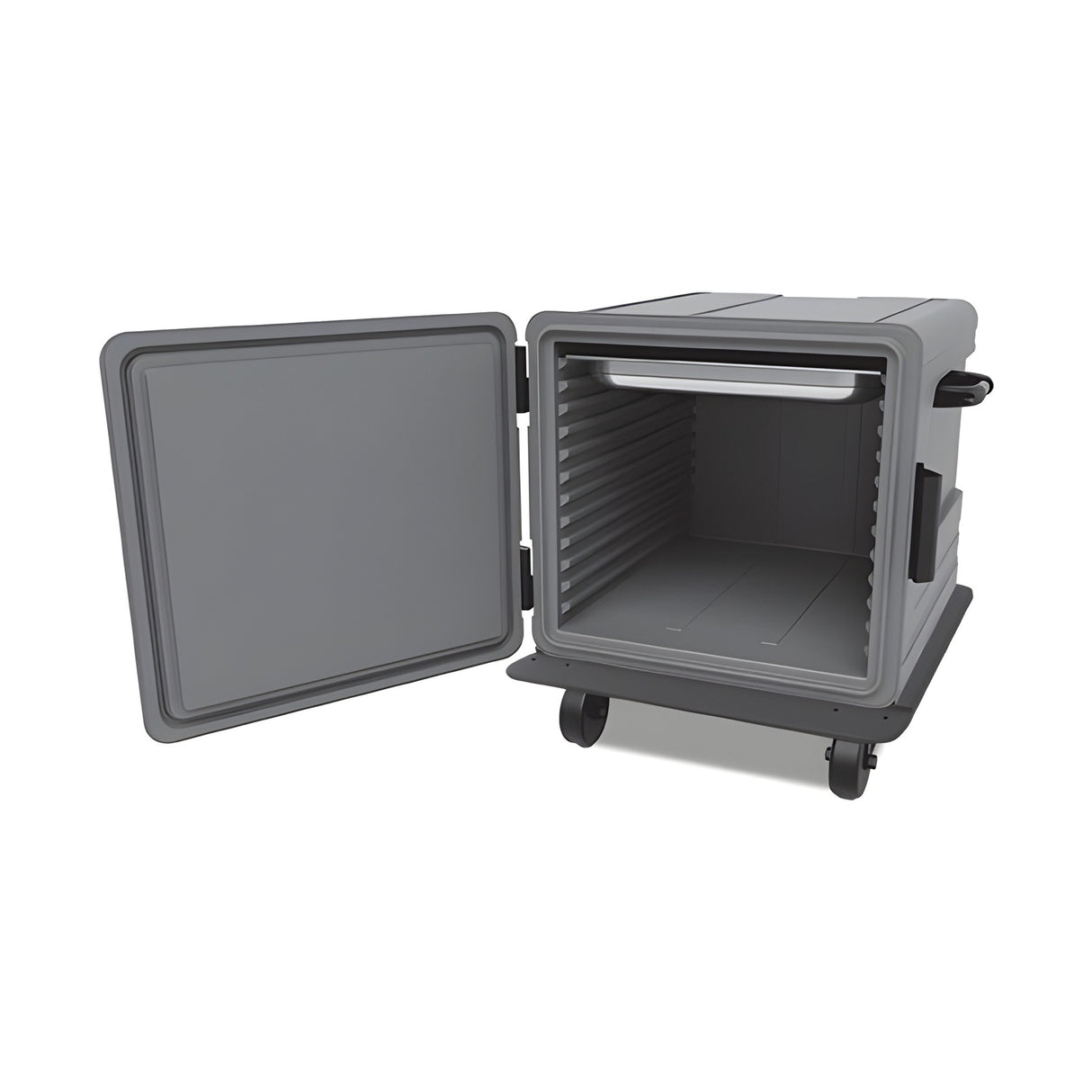Boîte isotherme, conteneur isotherme de transport, 180 litres, pour GN 2/1, 670×765×615 mm, transport chaud et froid