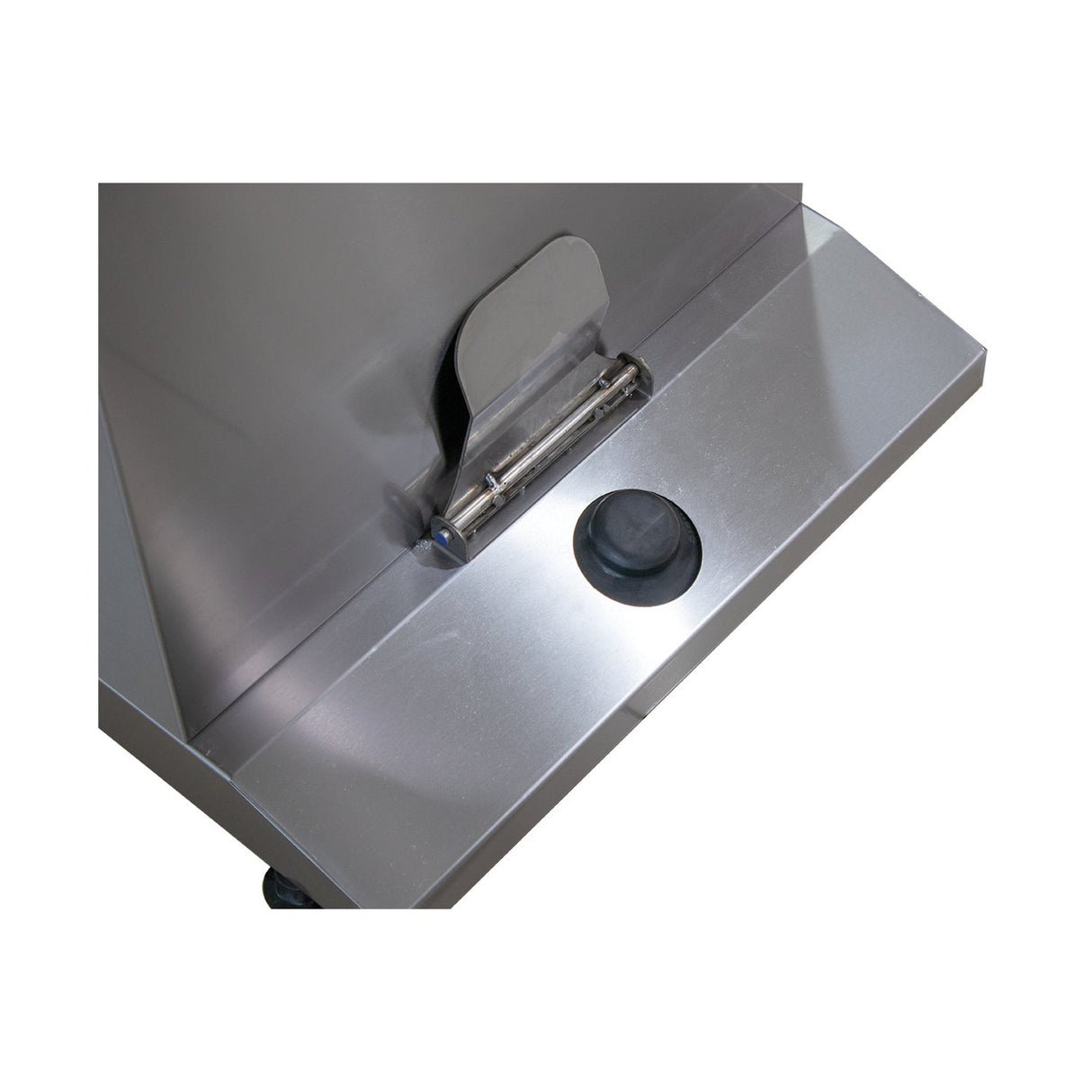 Lave-mains inox mobile, commande au pied, 500×655×900 mm