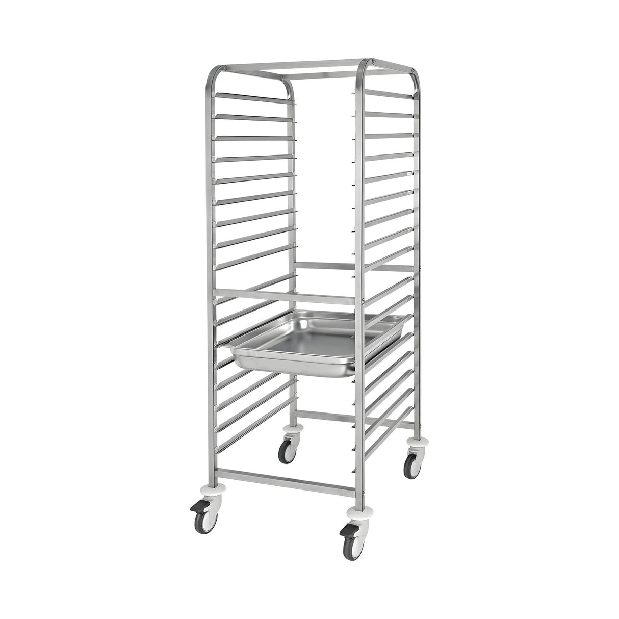 GN-Wagen, High Single, für 17x GN 1/1, 17 Ebenen, 380×560×1720 mm – Produktbild