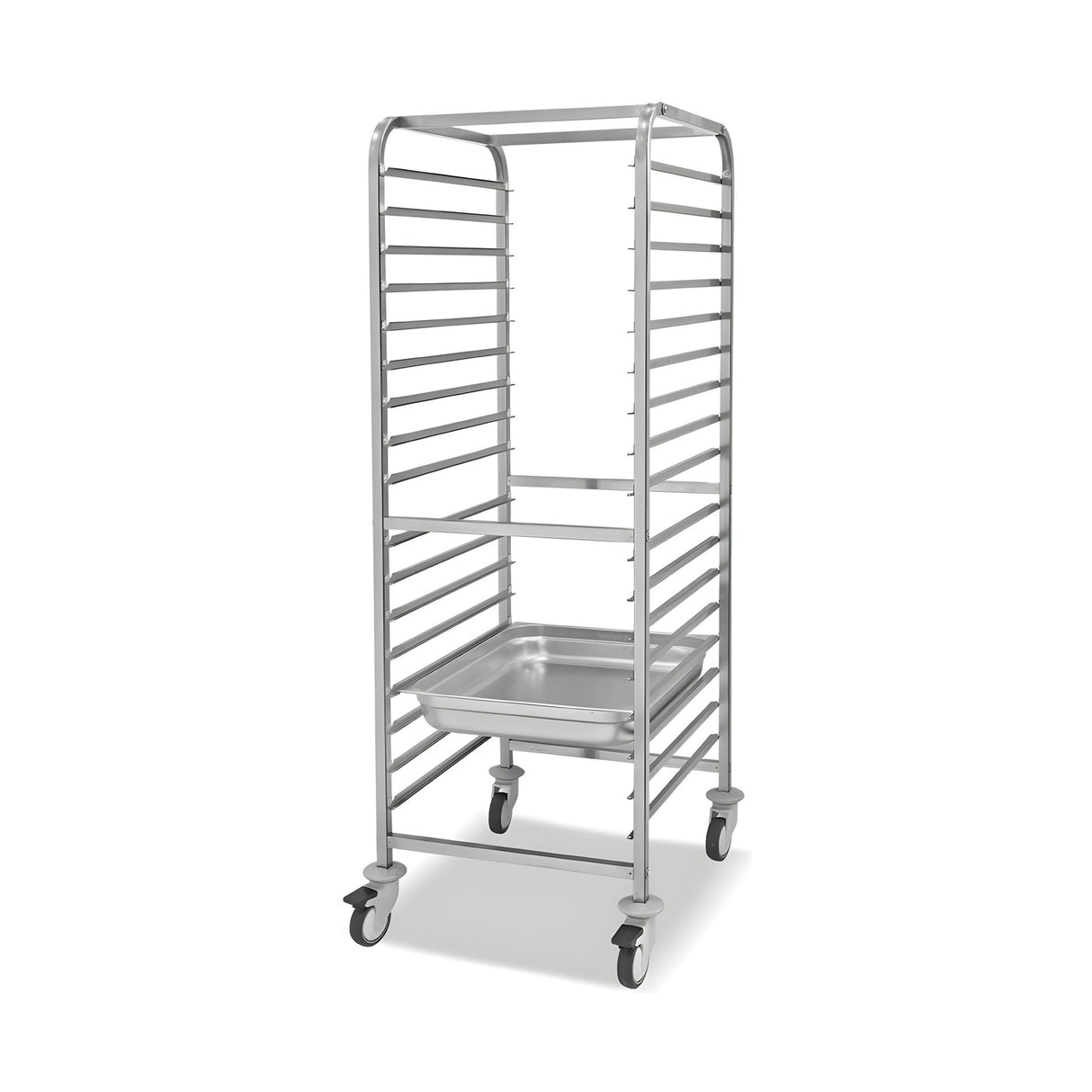 GN-Wagen, Low Single, für 9x GN 2/1, 9 Ebenen, 590×680×1050 mm – Produktbild