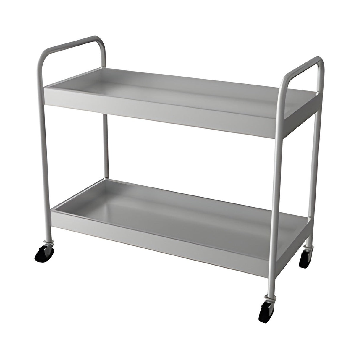 Tablettwagen, Edelstahl, kompakt, 850×550×900 mm – Produktbild