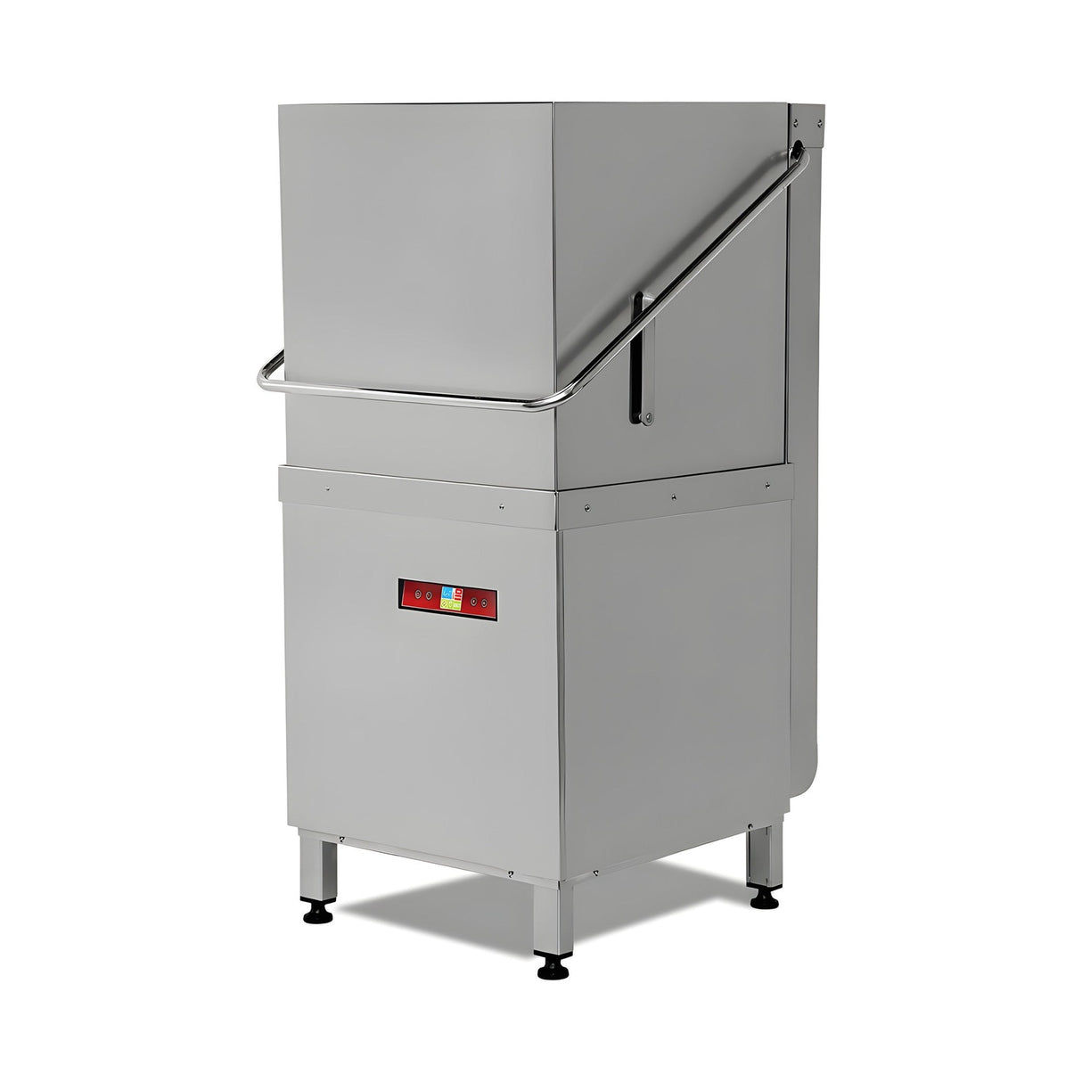 Haubenspülmaschine, doppelwandig, 1000 Teller/Stunde, 4 Programme, Korb 500×500 mm, 9 kW, 740×830×1485 mm – Produktbild