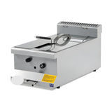 Gasfritteuse, 10 Liter, 4,34 kW, 400×635×285 mm, Edelstahl, Snack-Line – Produktbild