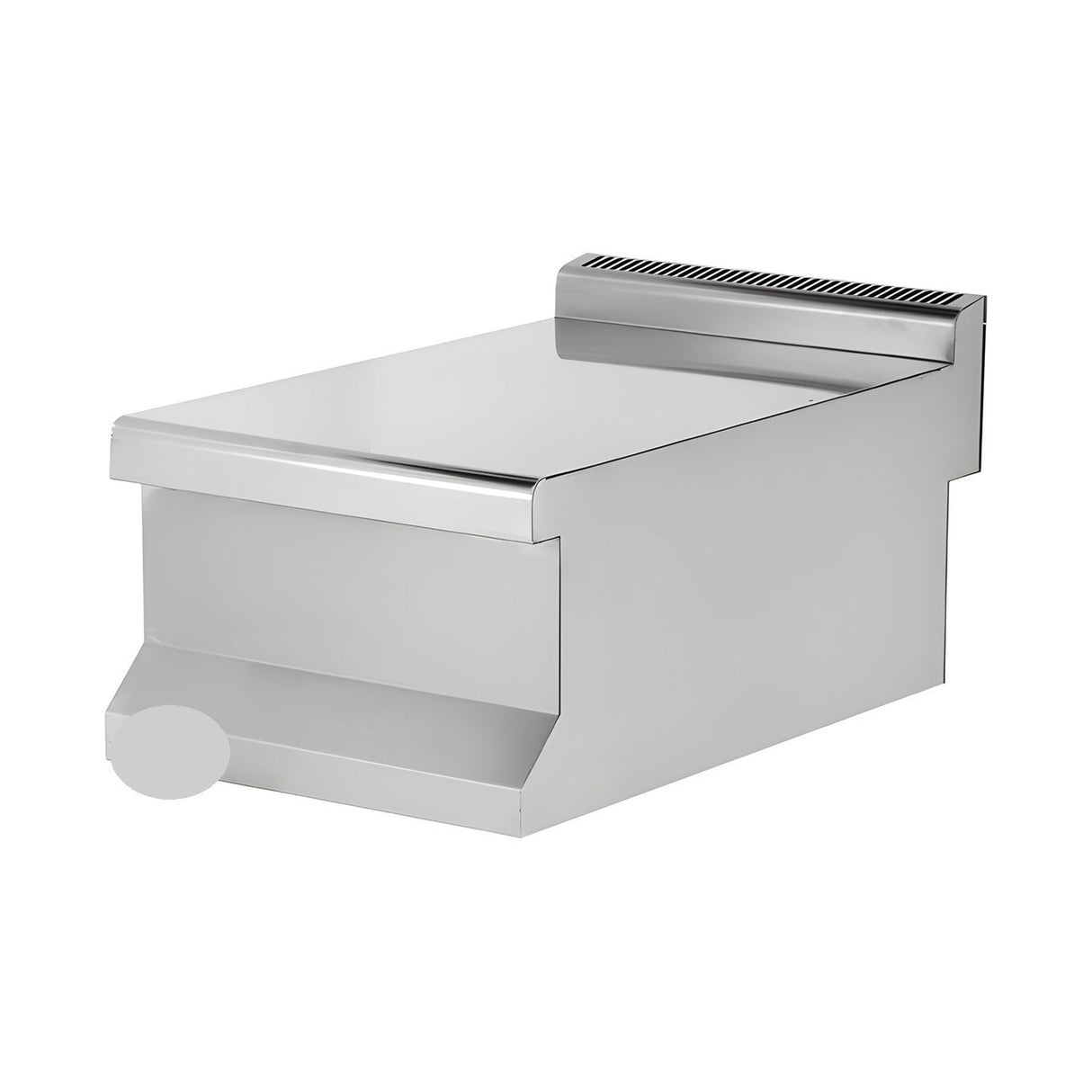 Arbeitsplatte, 1/2 Modul, 400×635×285 mm, Edelstahl, Snack-Line – Produktbild