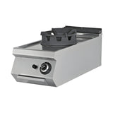 Gas-Wok 1 Brenner, 18 kW, Piezozündung, 400×730×300 mm, Serie 700 – Produktbild