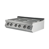 Elektroherd 6 Kochplatten, 13,5 kW, 400V, 1200×730×300 mm, Serie 700 – Produktbild