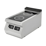 Induktionsherd 2 Kochzonen, 6 kW, 230V, 400×730×300 mm, Serie 700 – Produktbild