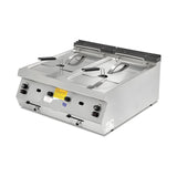 Gasfritteuse 12 Liter, 4,34 kW, mit Ablasshahn, 400×730×300 mm, Serie 700 – Produktbild
