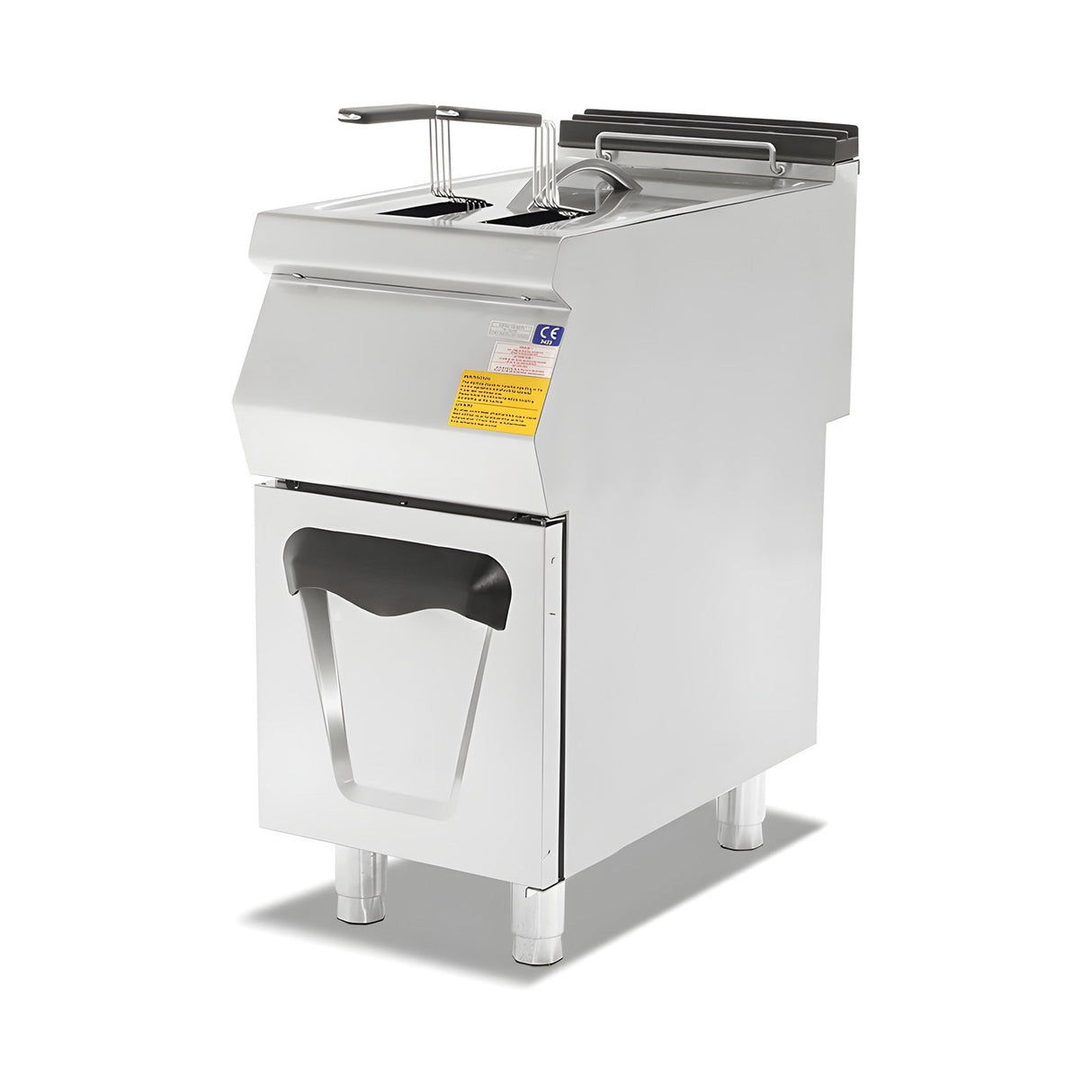 Gasfritteuse 16 Liter mit Unterschrank, 17,41 kW, 400×700×850 mm, Serie 700 – Produktbild