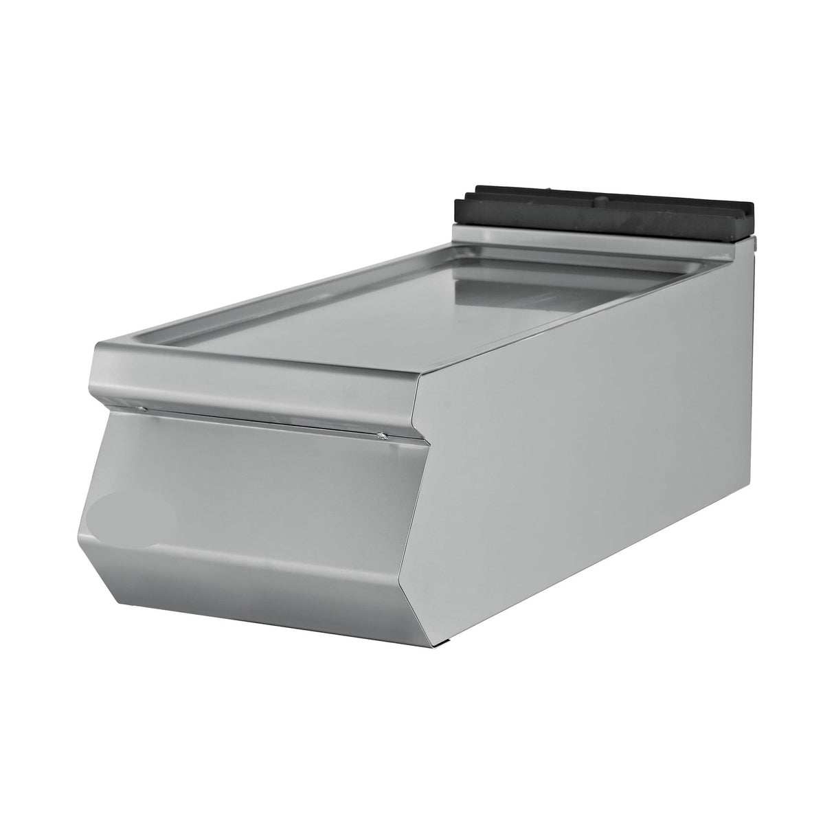 Arbeitsplatte 1/2 Modul, Edelstahl, 400×730×300 mm, Serie 700 – Produktbild