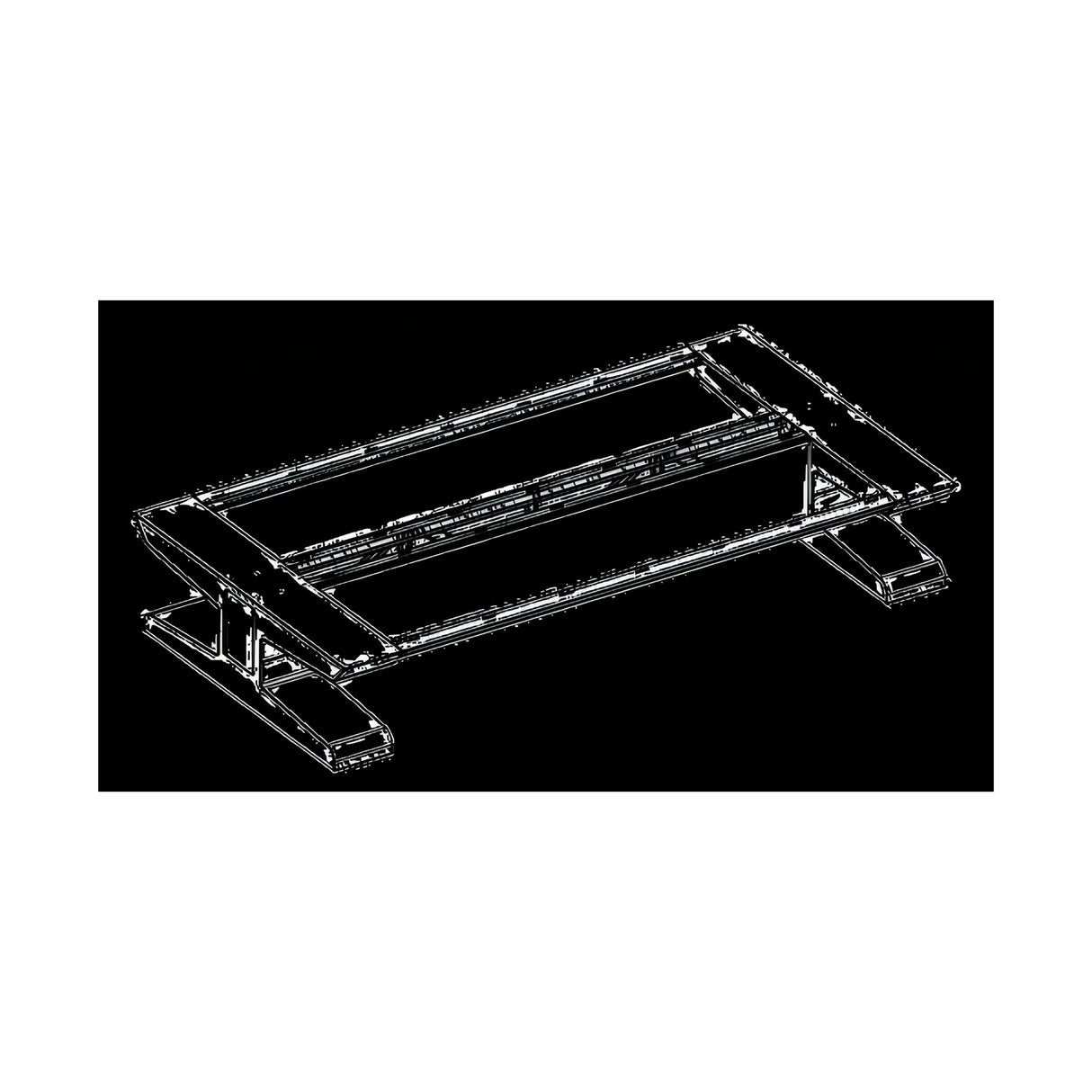 Cantilever-Tragsystem – 2800×1370×550 mm
