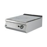 Gasherd Solid Top, 11,20 kW, Gussplatte 16 mm, Piezozündung, Edelstahl, 800×900×285 mm, Serie 900 – Produktbild