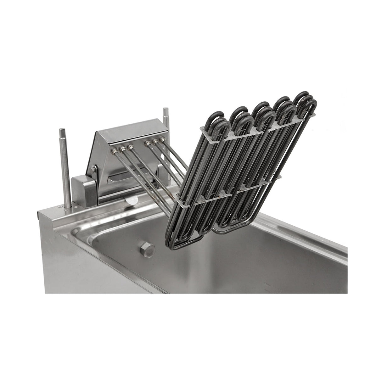Elektro-Fritteuse, 2x 25 Liter, 42 kW, Ölfiltersystem, Digitaldisplay, Edelstahl, 800×900×850 mm, Serie 900
