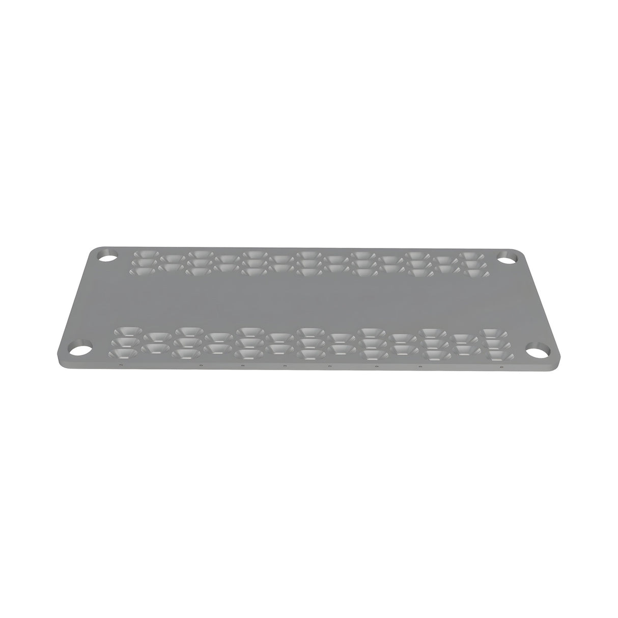 Edelstahlregal, 610×1830 mm, gelochte Böden, 250 kg pro Boden, Edelstahl 304 – Produktbild