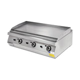 Gasgrill, glatte Bratplatte, 31,02 kW, 2 Heizzonen, Piezozündung, Edelstahl, 1200×900×300 mm, Serie 900 – Produktbild