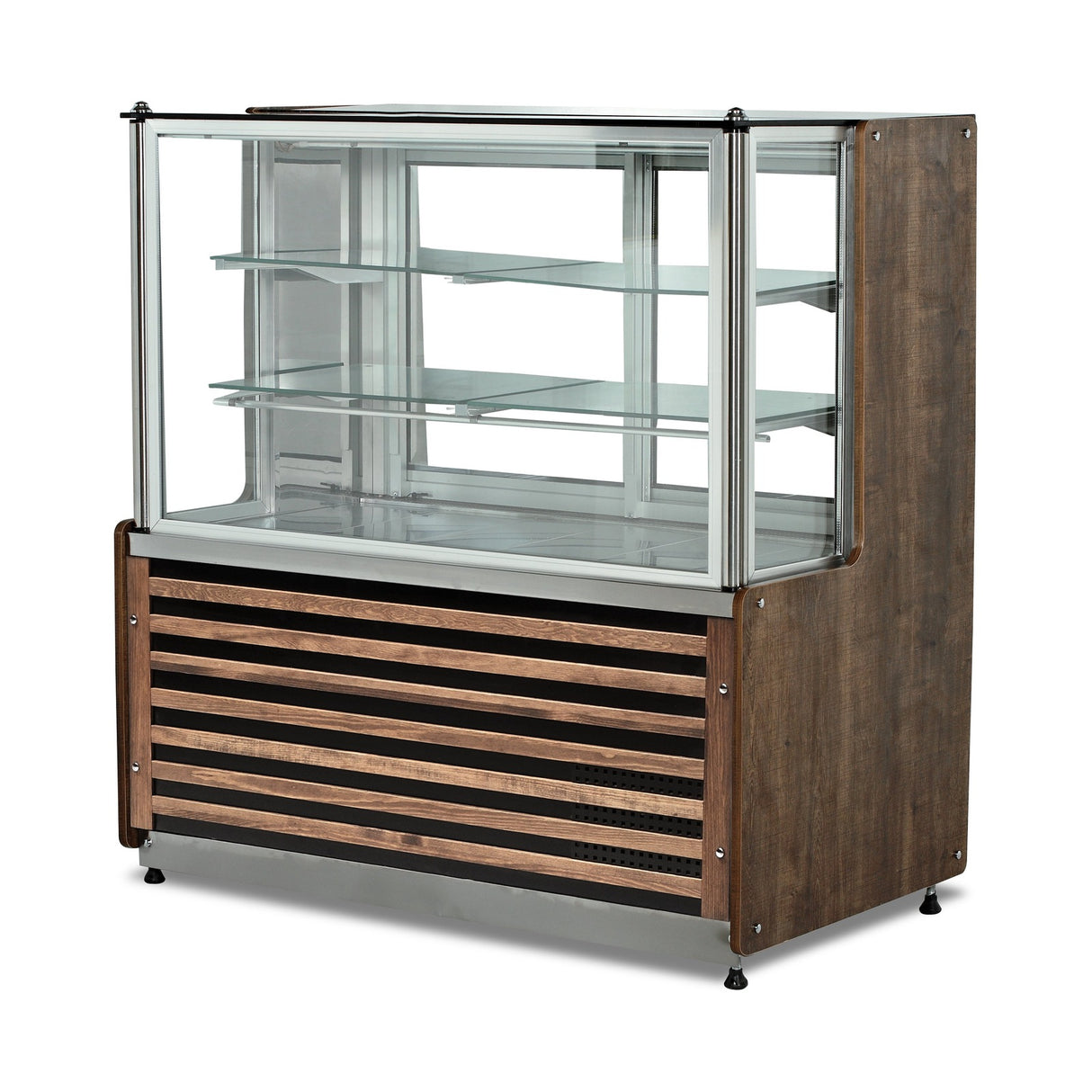 Kühlvitrine Patisserie, 1,73 kW, Doppelverglasung, LED-Beleuchtung, 0/+8 °C, 1600×750×1350 mm – Produktbild
