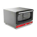 Heissluftofen Patisserie, manuelle Dampffunktion, 4x EN 600×400, 7 kW, 230V, Türöffnung oben, 802×856×587 mm – Produktbild