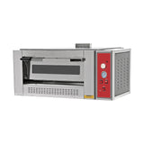 Pizzaofen Gas einlagig, Ø 330 mm 4 Pizzen, 5,5 kW, 1188×1019×520 mm – Produktbild
