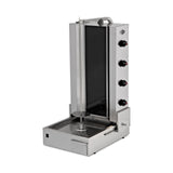 Gas-Dönergrill mit ROBAX-Glasscheibe, Motor unten, 3 Brenner, 10,5 kW, 568×706×964 mm – Produktbild