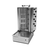 Gas-Dönergrill V-Typ, Motor unten, 8 Brenner, 28 kW, 715×860×1215 mm – Produktbild