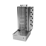 Gas-Dönergrill V-Typ, Motor unten, 10 Brenner, 35 kW, 715×860×1395 mm – Produktbild