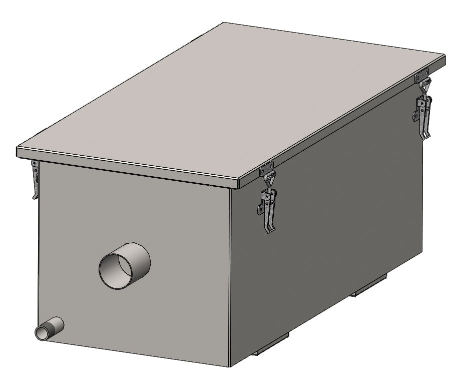 Separatore di grassi – 50 L – 900×540×640 mm