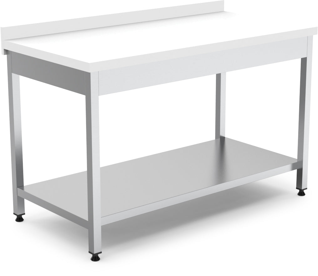Arbeitstisch mit unterem Zwischenboden - 2400 x 600 x 850 mm
