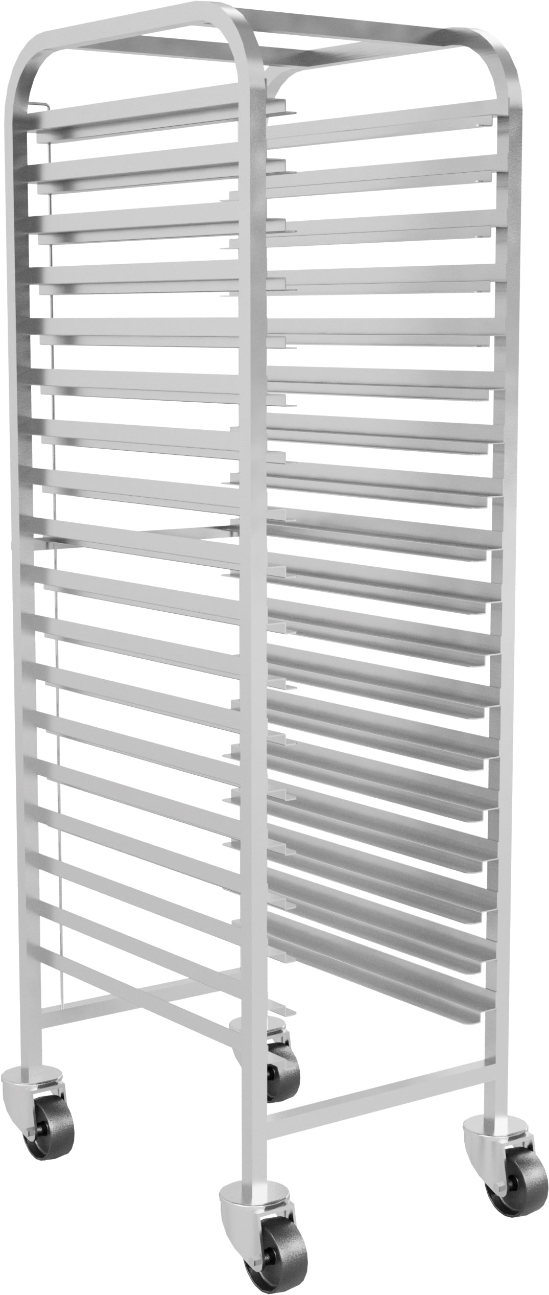 Carrello portavassoi singolo – 18 vassoi – 460×630×1710 mm