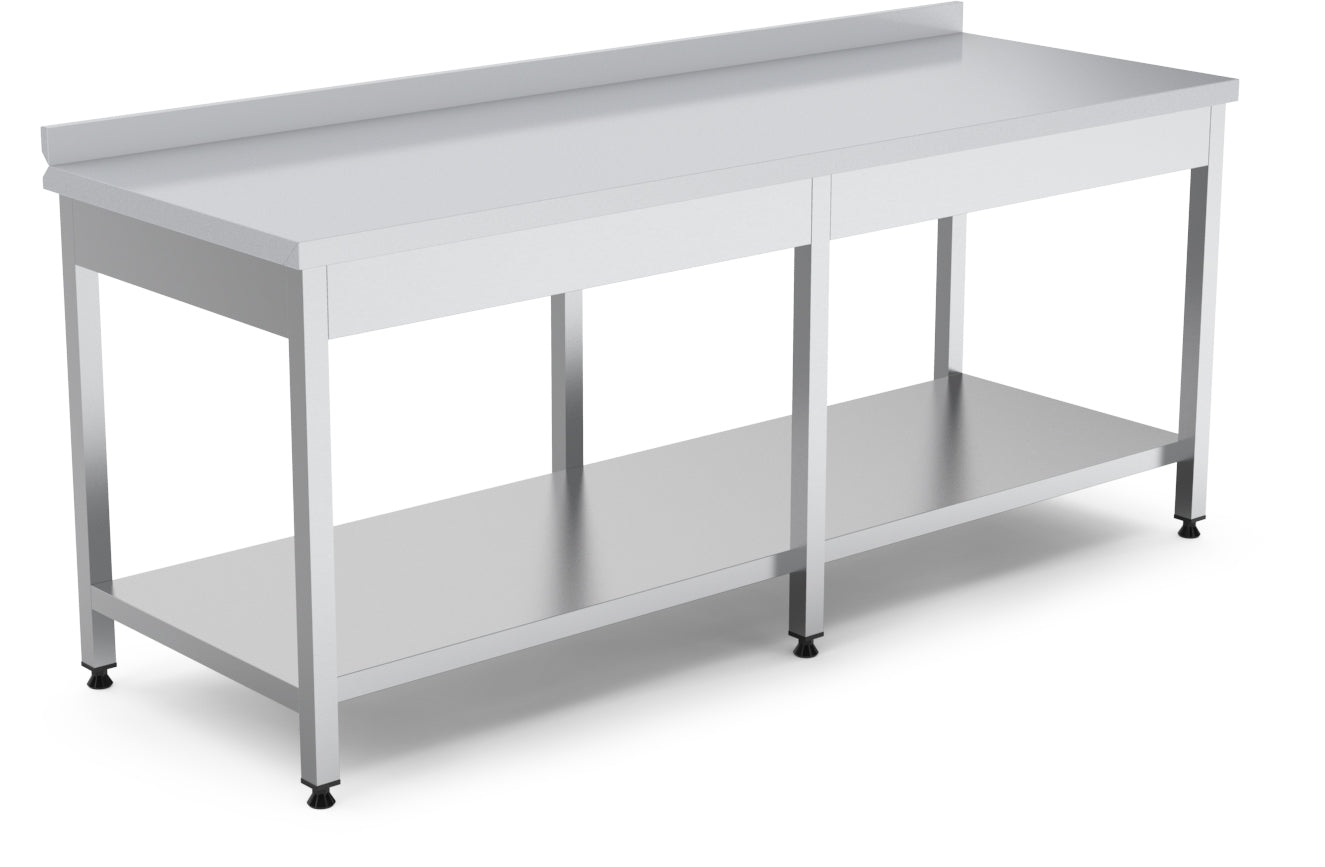 Work Table With Bottom Shelf - 2200x700x850 mm