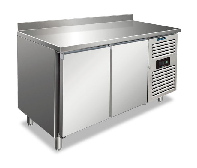 CXF 2200 TN WITH SPLASHBACK ventilierter zweitüriger Kühl- oder Tiefkühltisch