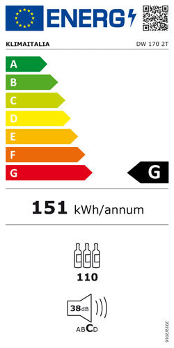 Official energy label, class G