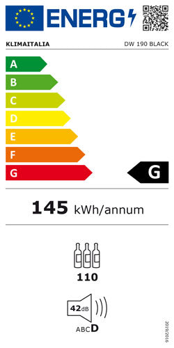 Official energy label, class G
