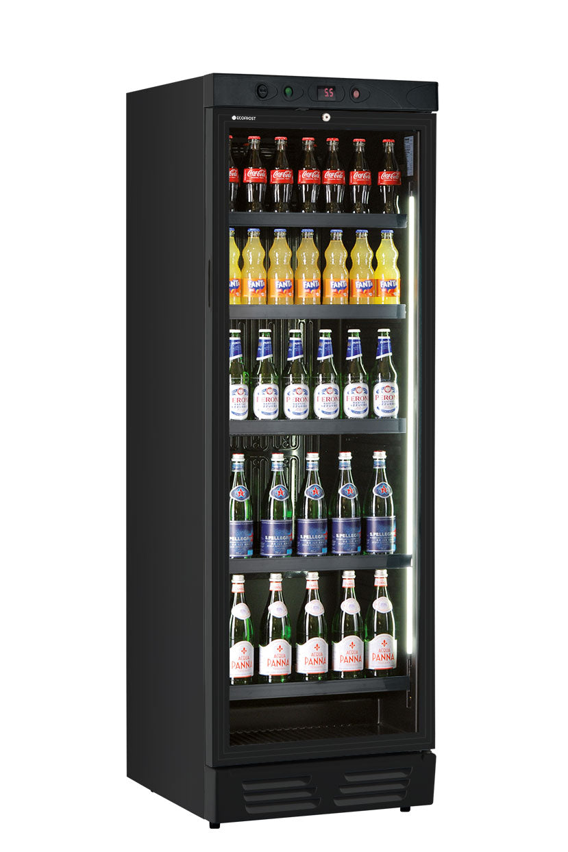EKG 390 VG Glastür-Getränkekühlschrank 595×655×1830 mm