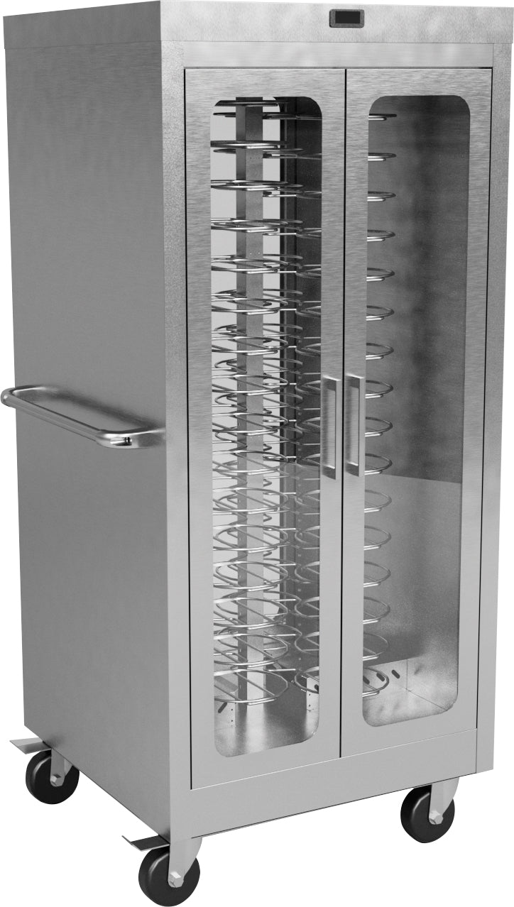 Carrello riscaldante – 88 piatti – termostato digitale – 944×750×1770 mm