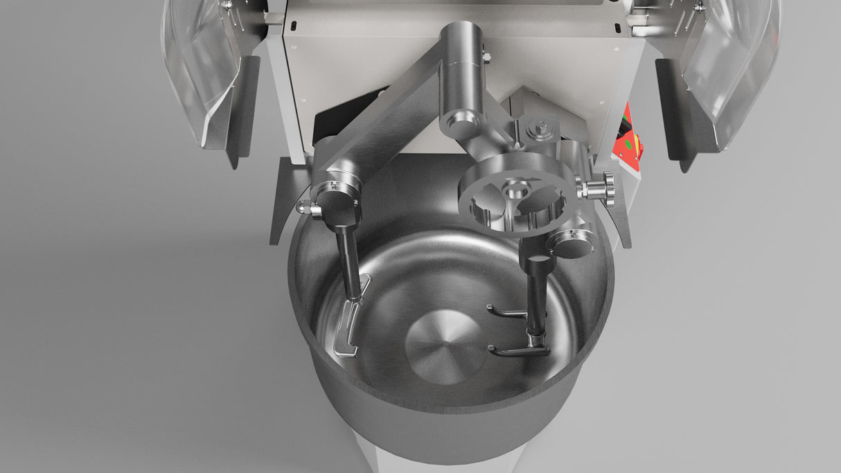 Impastatrice doppio braccio – 10 velocità variabili – 65 L – 782×872×1366 mm