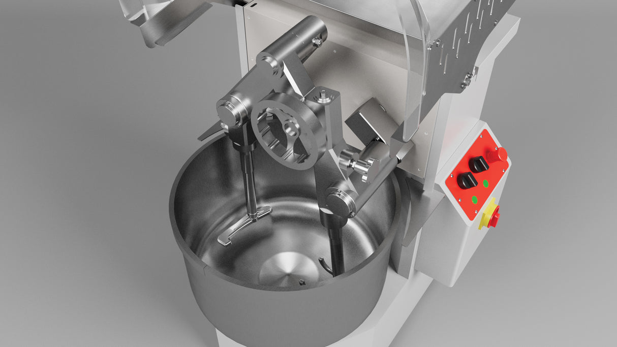 Impastatrice doppio braccio – 10 velocità variabili – 65 L – 782×872×1366 mm