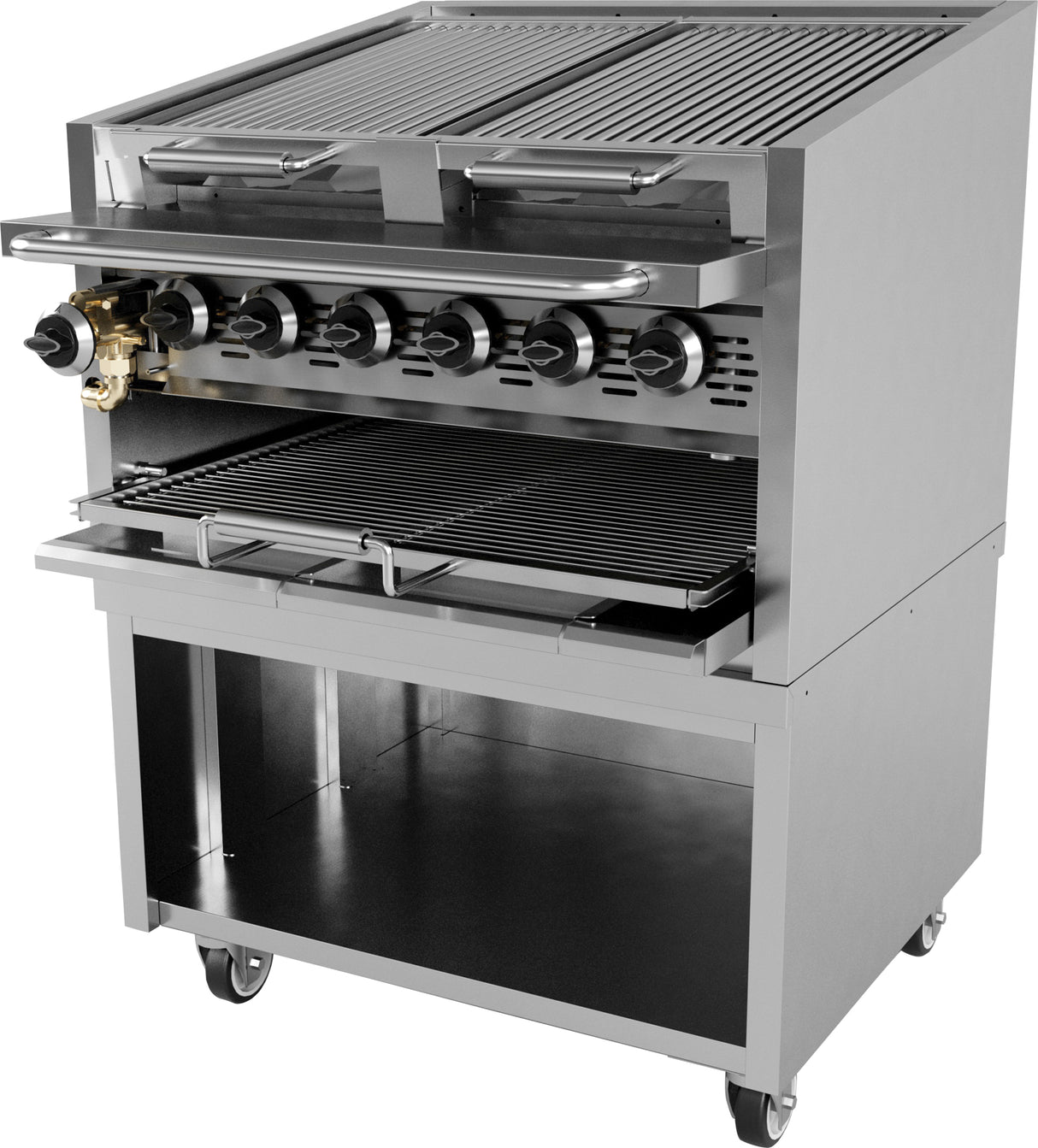 Griglia a gas American Serie 700 Plus – 800×920×1100 mm – 24,2 kW