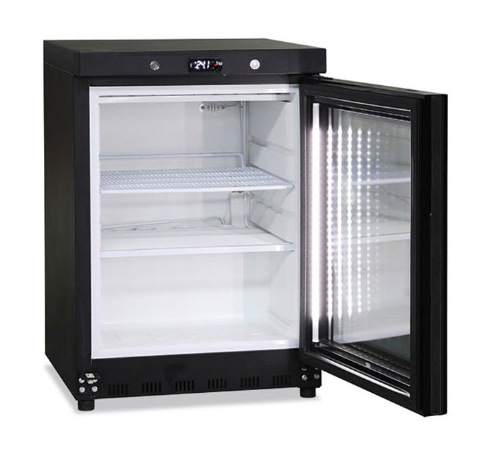 Statischer Gefrierschrank mit Glastür GN 200 G BT BLK