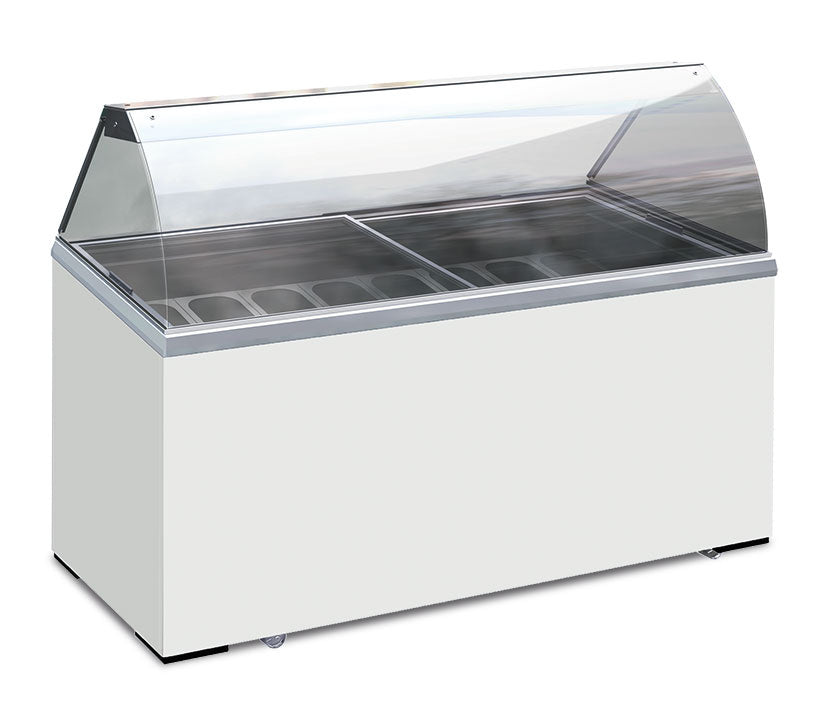 Statische Speiseeisvitrine ICE 8, 414 L, −13°C / −23°C