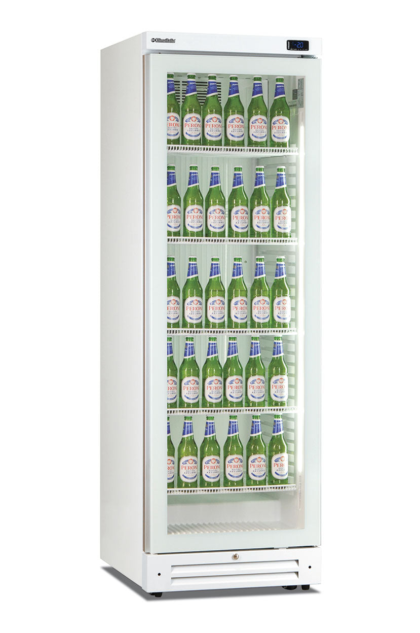 ICOOL 401 G SZ WHT Glastür-Gefrierschrank 600×651×1861 mm