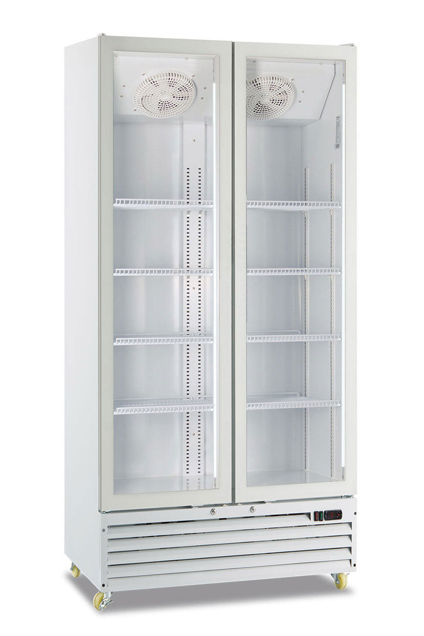 ICOOL 80 Glastür-Getränkekühlschrank 940×615×2023 mm