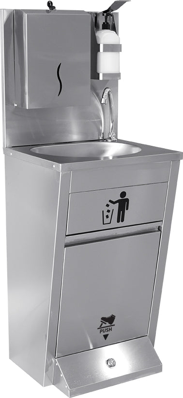 Fußbetätigtes Handwaschbecken – 0,30 m³