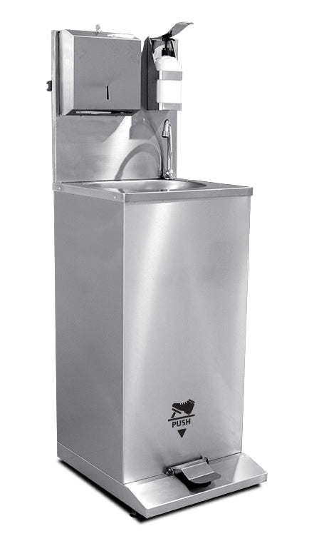 Mobiles Handwaschbecken mit Fußbedienung – 0,45 m³