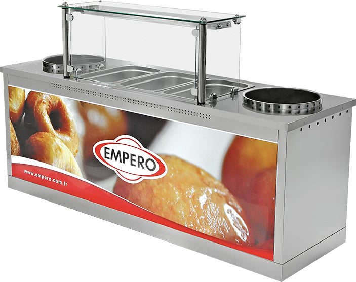 Donut-Maschinentisch – 25+25L