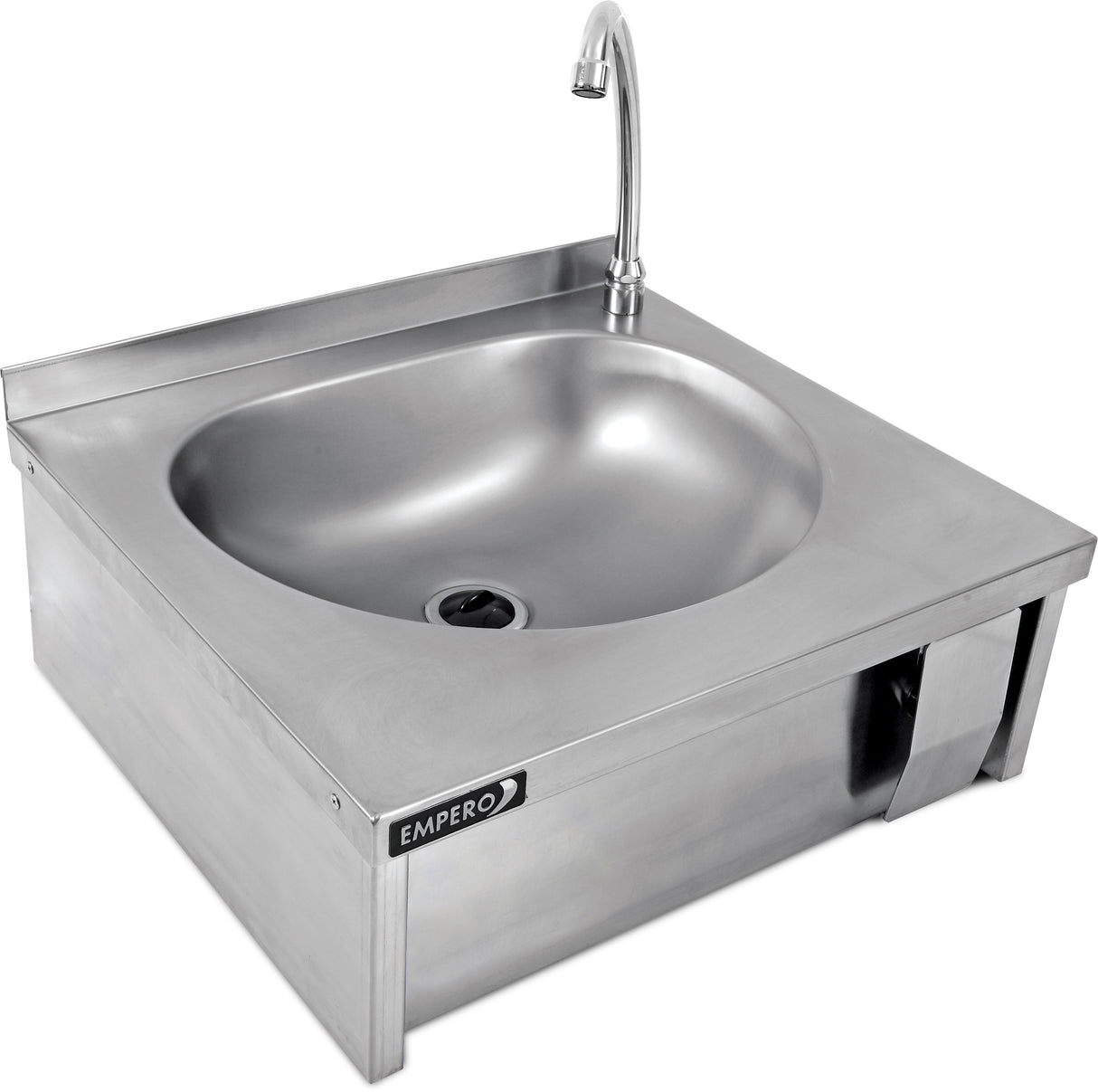 Lavabo a comando ginocchio – montaggio a parete – 400×400×220 mm