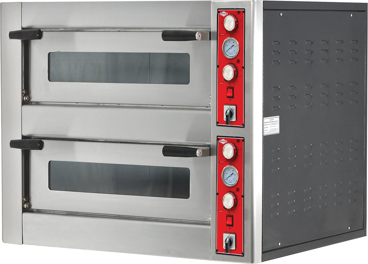 Elektrischer Pizzaofen mit zwei Ebenen – Ø 300 mm 9+9 Pizza