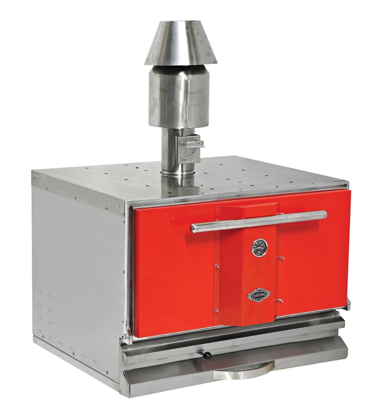 Profi-Holzkohleofen Rot – 0,97 m³