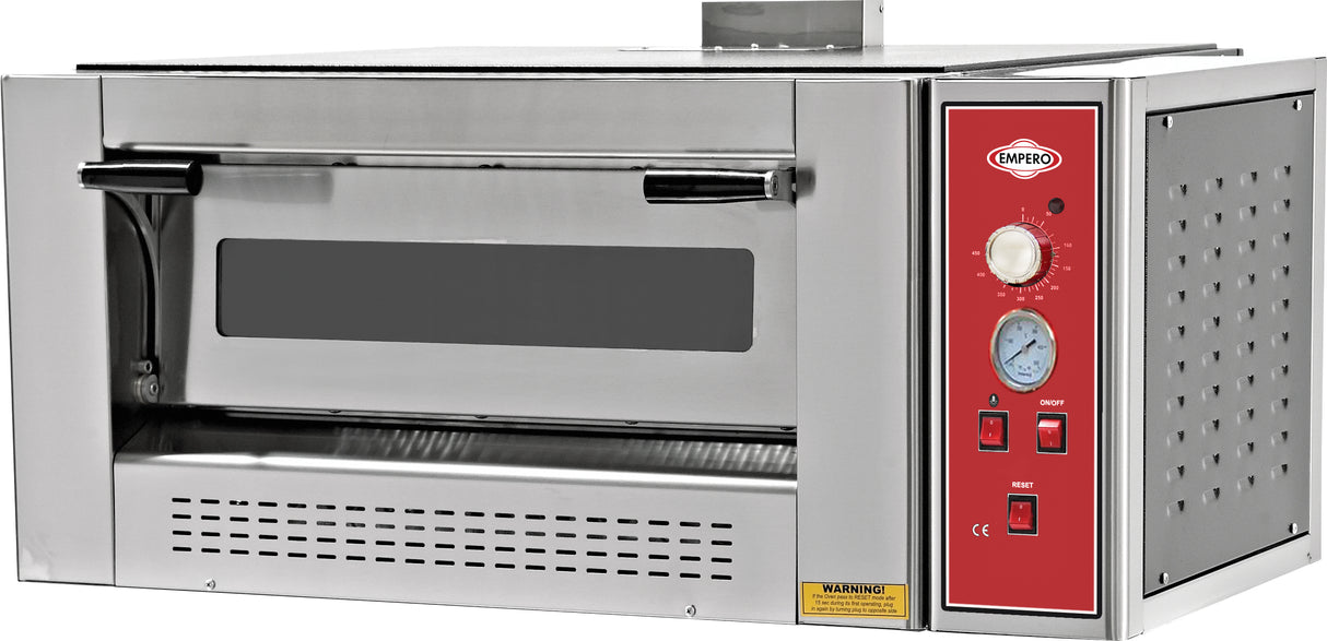 Gas-Einschicht-Pizzaofen – Ø 300 mm x 4 Pizza