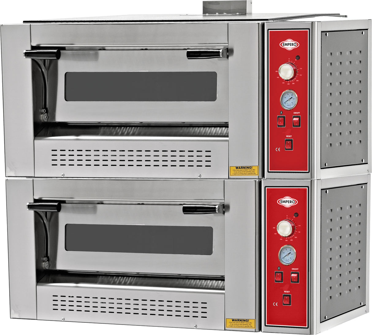 Gas-Pizzaofen mit zwei Ebenen – Ø 300 mm 4+4 Pizza